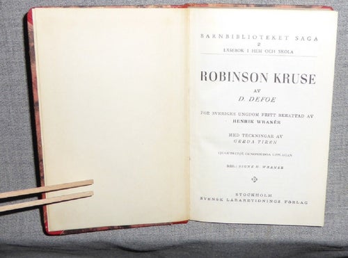 D Defoe - Robinson Kruse