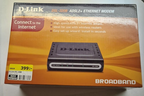 D-Link DSL-320B ADSL2+ Ethernet Modem