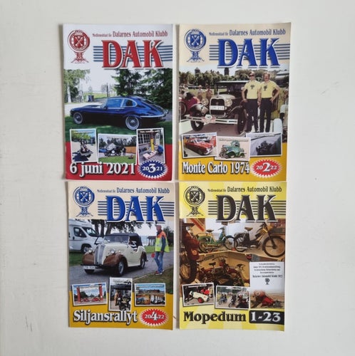 Tidningar DAK Dalarnes Automobil Klubb