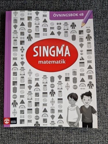 Singma Matematik Övningsbok 4B. NY