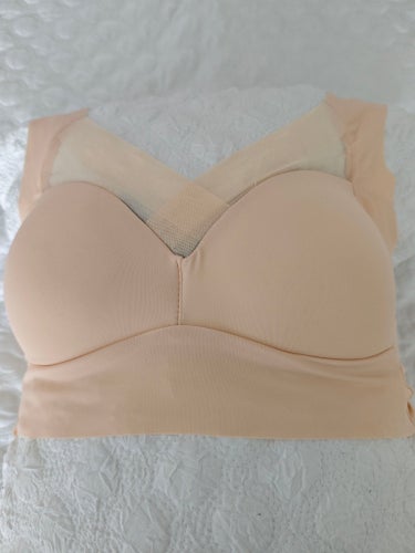 Beige sport-bh, storlek M