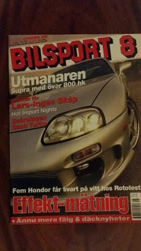 Bilsport nr 8 2003: Citroën XM, Toyota Supra, Saab 9000 Turbo, VW Typ 2