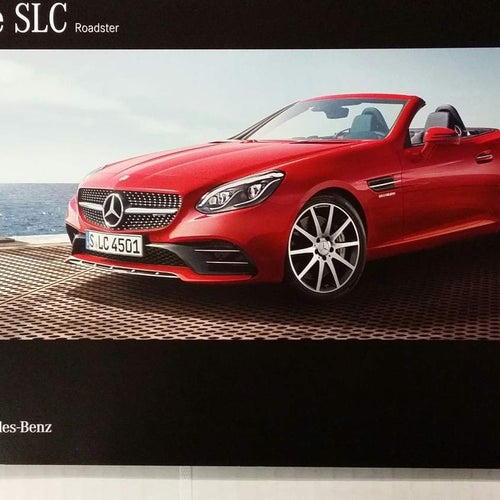 Mercedes SLC (250 d, 180, 200, 300, 43 AMG) 2017 - broschyr