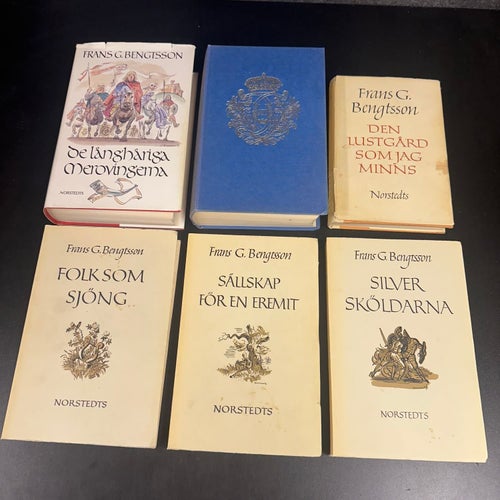 6 böcker av Frans G. Bengtsson - Bokpaket
