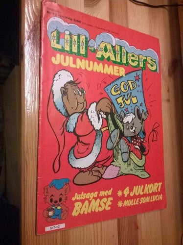 Lill-Anders julnummer 1979 nr 12, med julspel och julkort
