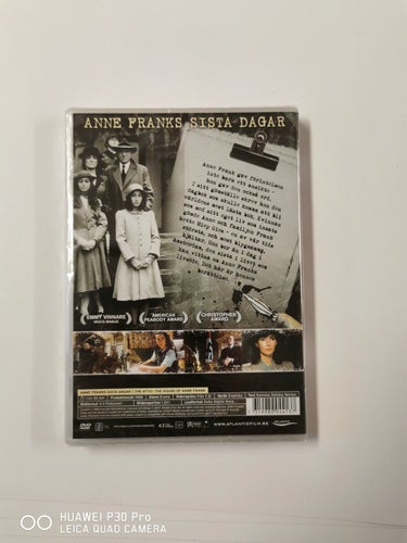 Anne Franks - Sista Dagar - Inplastad