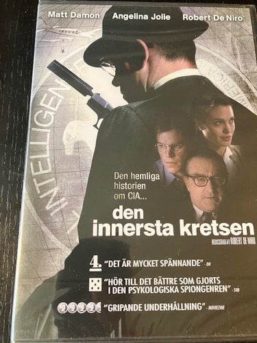 Den innersta kretsen med Matt Damon/Angelina Jolie/Robert De Niro, Inplastad DVD