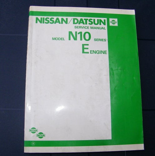 Nissan/Datsun Service Manual N10 Series