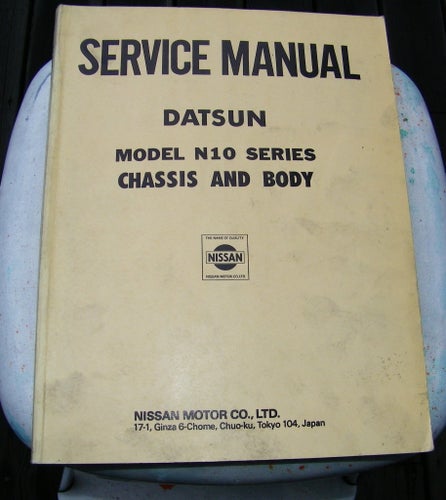 Nissan/Datsun Service Manual N10 Series