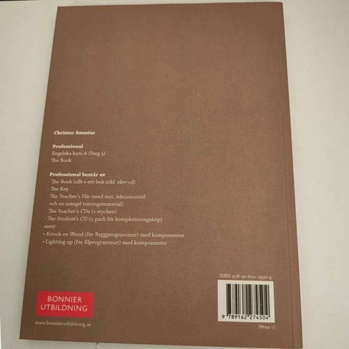 Professional The Book av Christer Amnéus, 2004