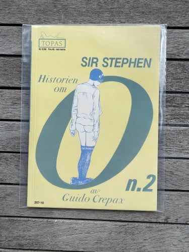 TOPAS Historien om O, Sir Stephen n.2 av Guido Crepax, 1988