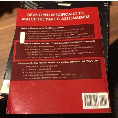 New Jersey Test Prep PARCC Practice Book Grade 5