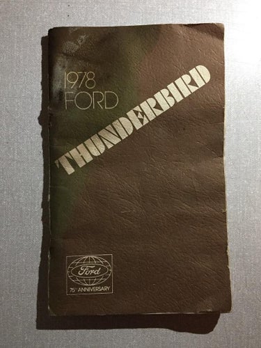 1978 Ford Thunderbird Owner's Guide