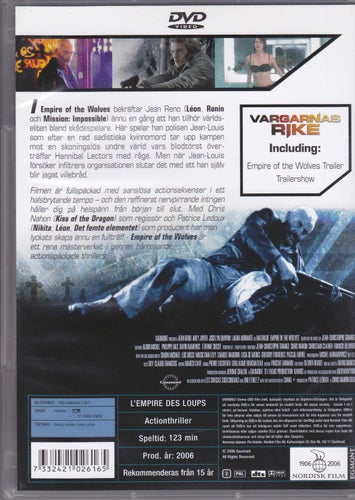 DVD / Vargarnas Rike / Jean Reno, Jocelyn Quivrin, Laura Morante / Nyskick