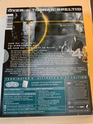 Terminator 2 Judgment day, Ultimate 3 disc collection edition, 3 Dvd