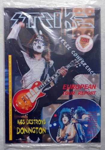 KISS 'Strike No. 18' 1997 Italian music magazine/fanzine