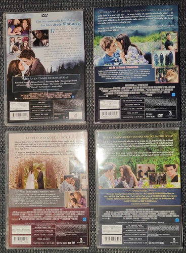 DVD / Twilight, Eclipse, Breaking Dawn 1 & 2 / Fint skick