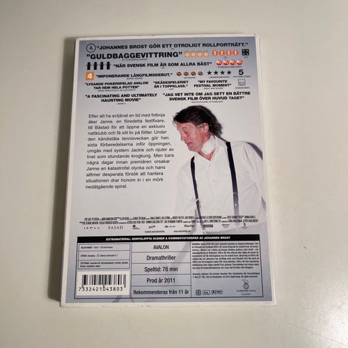 DVD - Avalon. Johannes Brost. Axel Petersen.