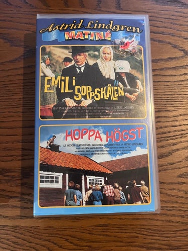 VHS: Emil i Lönneberga + Hoppa Högst (Astrid Lindgren)