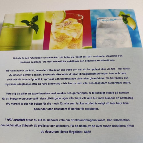 1001 Cocktails : 1001 recept på den fulländade drinken