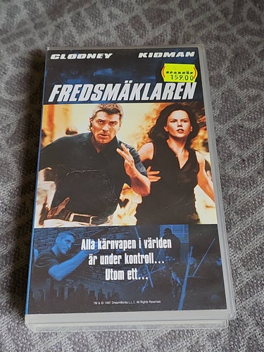 Fredsmäklaren - George Clooney , Nicole Kidman VHS