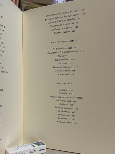 Dikter av Gustaf Fröding illustrerat av Birger Ljungquist, Very Good plus