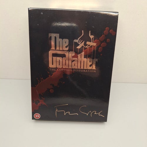 The Godfather trilogin film 1,2,3 +1 Region 2, DVD-box, Svensk text, Fint skick