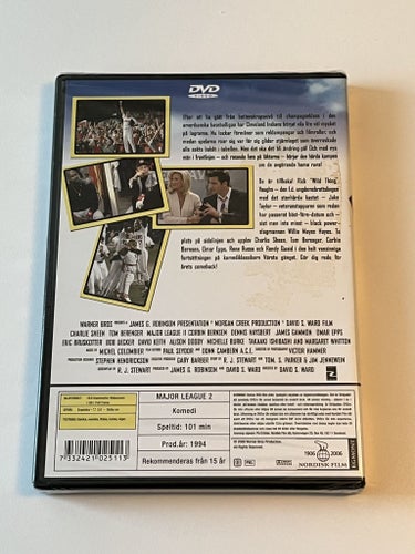 Värsta gänget 2 (Charlie Sheen & Tom Berenger, 1994). Inplastad DVD