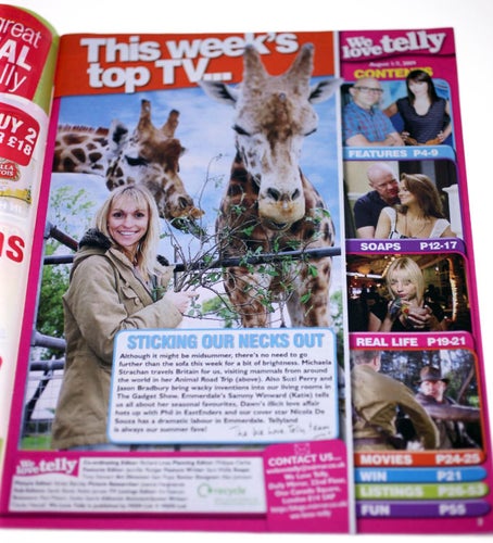 We Love Telly August 1st 2009-British television-NEW (Weight: 86g) FREE postage