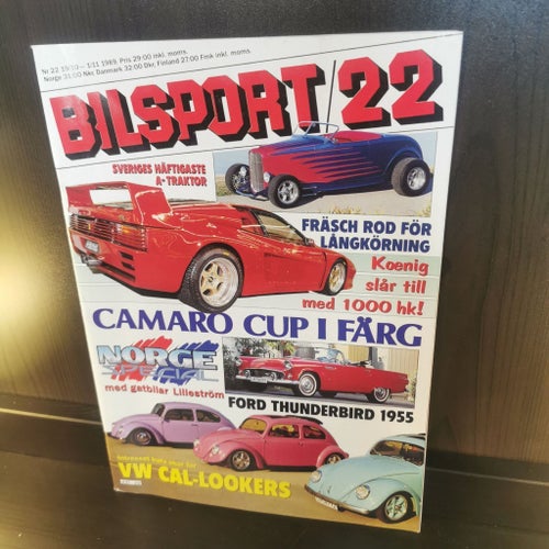 Bilsport 22, 1989