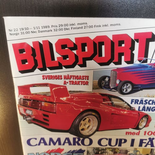 Bilsport 22, 1989