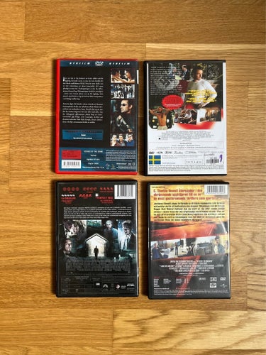 DVD-filmer: Scenes of the Crime, American History X, Shutter Island, Liftaren II