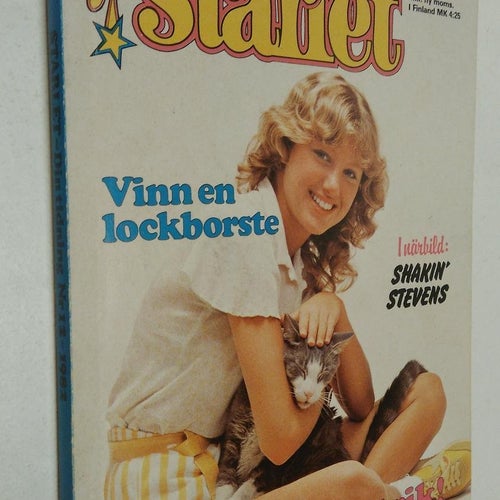 Starlet 1982 nr 12 Idolbilder Shakin Stevens, Dolly Parton, Kee & The Kick. Fine