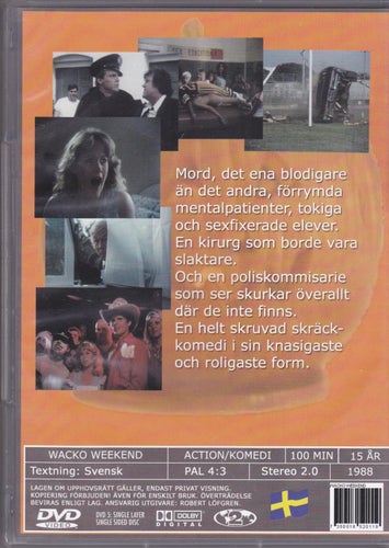 DVD / Wacko Weekend / George Kennedy, Charles Napier / Fint skick