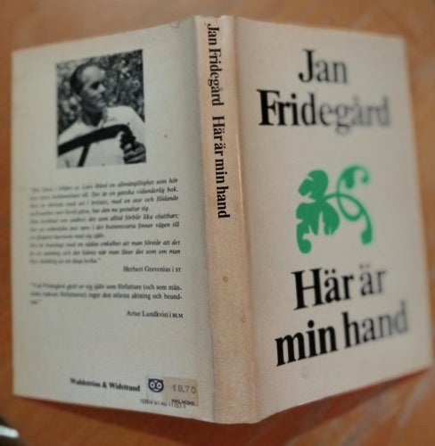 Här är min hand - Jan Fridegård. Very Fine plus