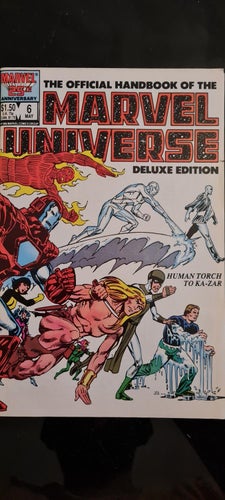 Official Handbook of the Marvel Universe Deluxe Edition (1985-1988 Marvel) #6