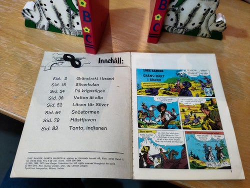 Svarta masken 1977 nr 3 Lone Ranger Fine plus