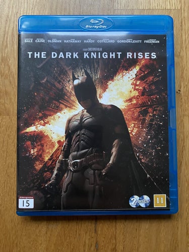 The Dark Knight Rises - Blu-ray - 1 ÄGARE & MYCKET BRA SKICK!