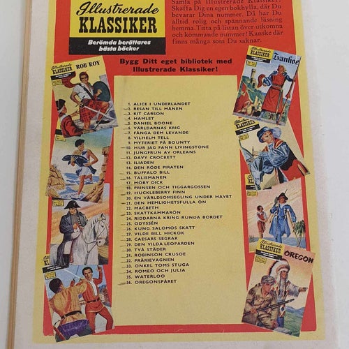 Illustrerade klassiker nr 36 (1957) / Första upplagan / VG