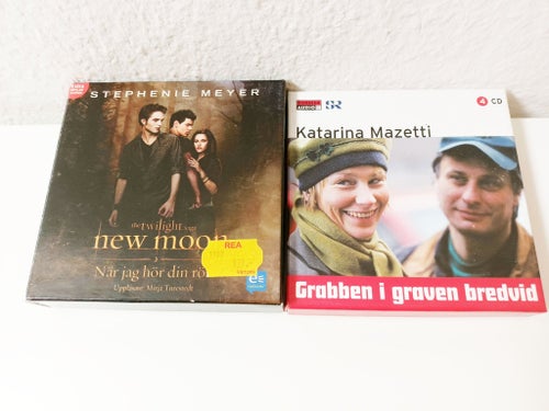 2st Ljudböcker Kvinnliga Författare 15CD Mazetti Meyer Twilight New Moon mfl