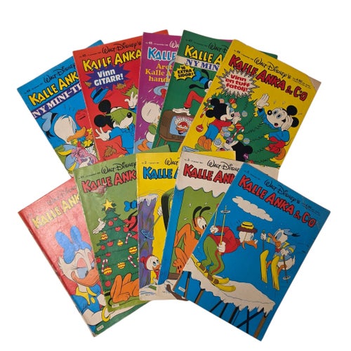 Kalle Anka & Co Serietidningar - 20 st 1980-1981