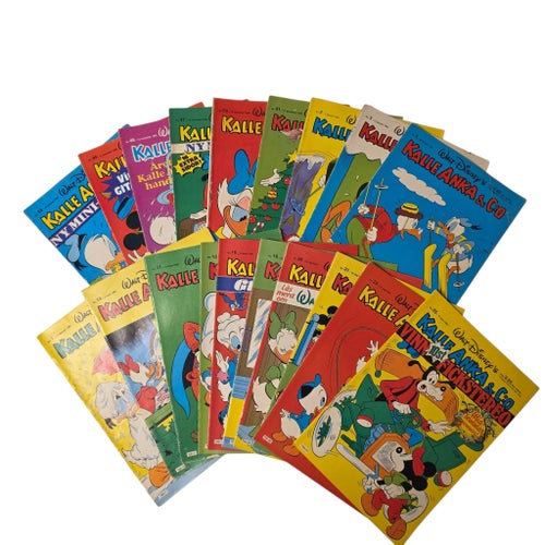 Kalle Anka & Co Serietidningar - 20 st 1980-1981