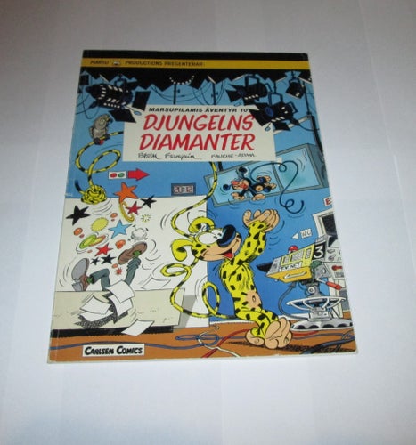 Marsupilamis Äventyr 10: Djungelns Diamanter av Franquin, Fauche, Adam, 1989