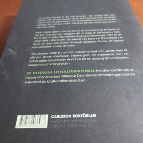 De Olydigas Litteraturhistoria av Ingvar Holm, 2005