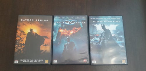 Batman Begins, The Dark Knight, The Dark Knight Rises (DVD)