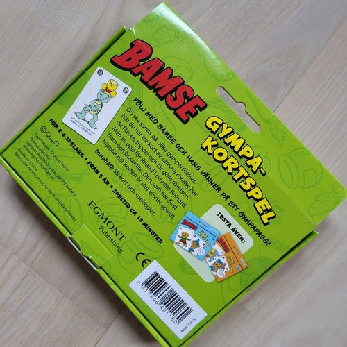 Bamse gympakortspel