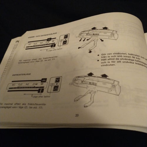 Mazda 626 instruktionsbok 1985