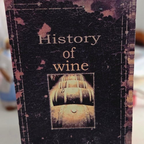 History of wine box