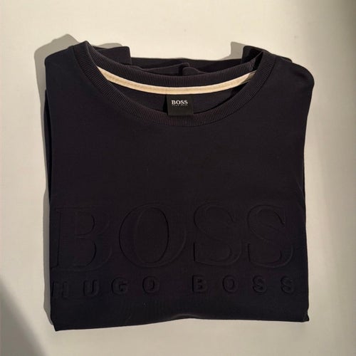 BOSS Hugo Boss mörkblå tröja