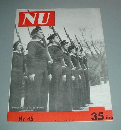 NU 1943 Nr 45. Norska krigsmarinen på framsidan.